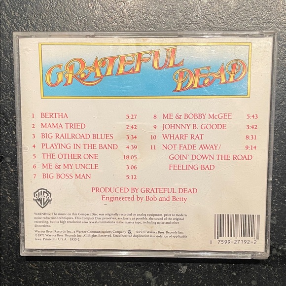 Grateful Dead, "Grateful Dead," 1971 CD - Picture 2 of 6